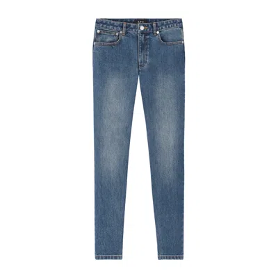 Apc Stonewashed Indigo In Blue