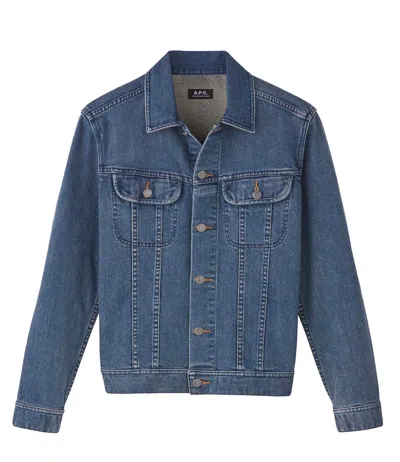 Apc Stonewashed Indigo Iai In Blue