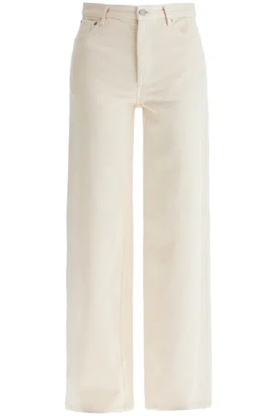 Apc Straight-cut Elisabeth Jeans In White