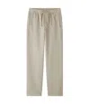 Apc A.p.c. Straight-cut Taupe Pants With Drawstring Waist In Neutral