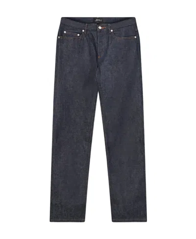 Apc Indigo Petit Standard Jeans In Iai Indigo