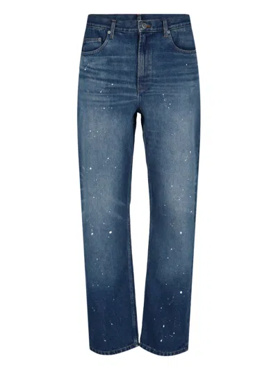 Apc Straight Jeans In Blue