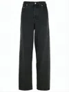 Apc Straight-leg Black Denim Pants With Timeless Appeal In Black