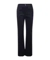 Apc A.p.c. Straight Leg Corduroy Pants In Black