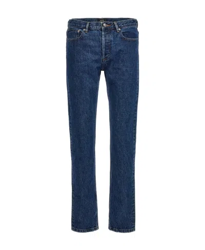 Apc A.p.c. Relaxed Jeans In Blue