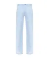 Apc Straight-leg Cotton Jeans In Blue