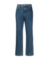 Apc New Sailor High-rise Straight-leg Jeans In Blue