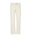 Apc Straight-leg Cropped Jeans In White