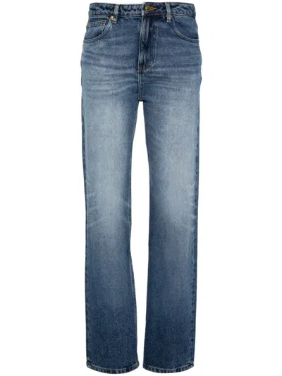 Apc A.p.c. Straight Leg Denim Jeans For Women In Blue