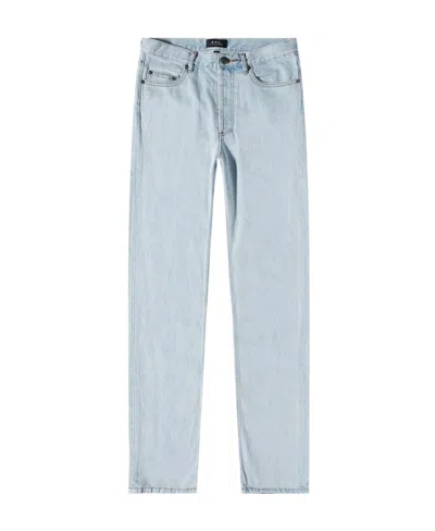Apc Straight-leg Denim Jeans In White