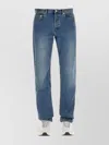 Apc Straight Leg Denim Jeans With Faded Effect