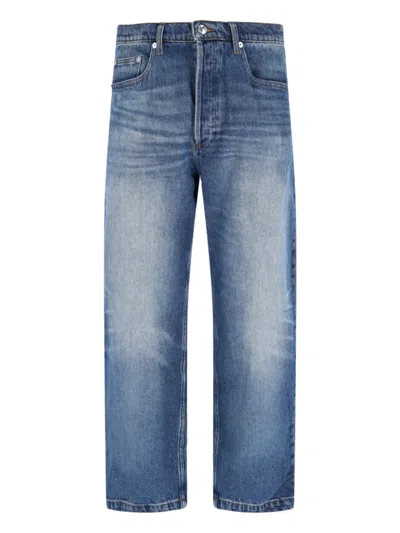 Apc A.p.c. Straight-leg Denim Jeans With Vintage Wash In Blue