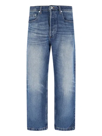 APC STRAIGHT-LEG DENIM JEANS WITH VINTAGE WASH