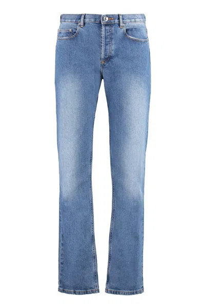 Apc A.p.c. Straight Leg Jeans In Blue