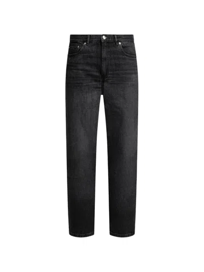 Apc Straight-leg Jeans In Black