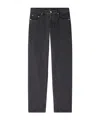 Apc A.p.c. Mens Martin Stonewashed Black Denim Jeans In Black