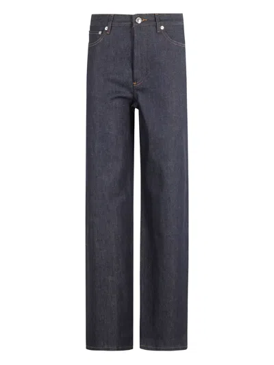 Apc Straight-leg Jeans In Blue