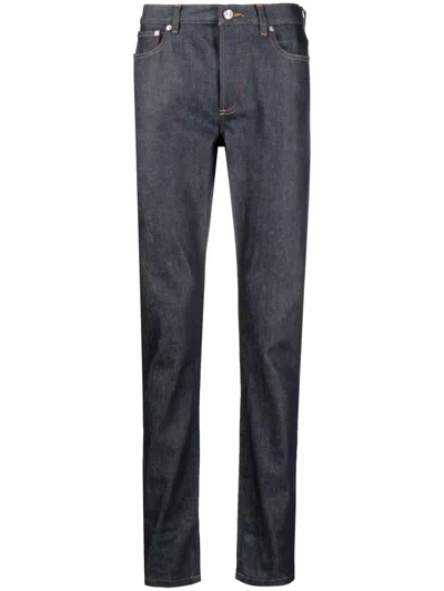 Apc Straight-leg Jeans In Black