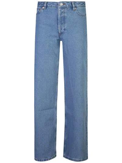 Apc Straight-leg Jeans In Blue