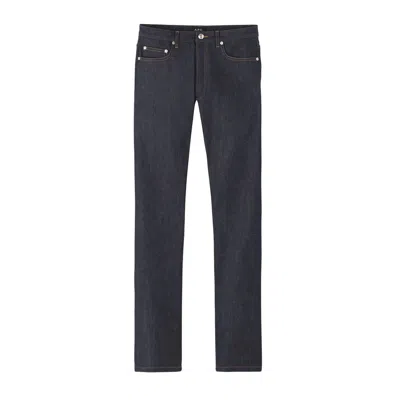 Apc Indigo Petit New Standard Jeans In Blue
