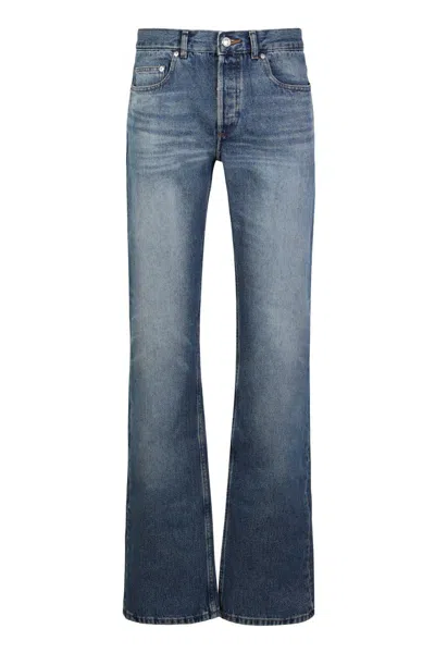 Apc A.p.c. Straight Leg Jeans Rescue In Blue
