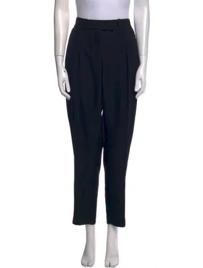 Pre-owned Apc Straight Leg Pants In Black