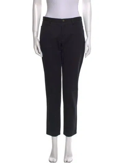 Pre-owned Apc Straight Leg Pants In Black