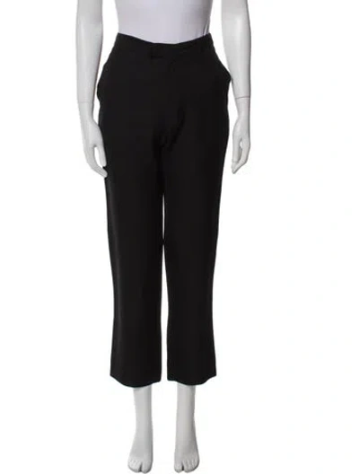 Pre-owned Apc Straight Leg Pants In Black