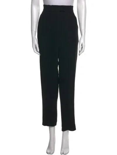 Pre-owned Apc Straight Leg Pants In Black