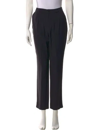 Pre-owned Apc Straight Leg Pants In Black