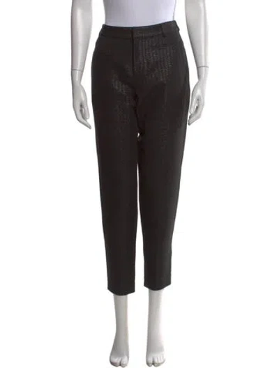 Pre-owned A.p.c. Straight Leg Pants In Black