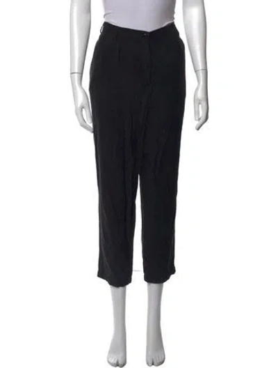Pre-owned A.p.c. Straight Leg Pants In Black
