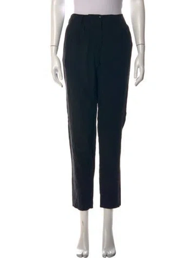 Pre-owned A.p.c. Straight Leg Pants In Black