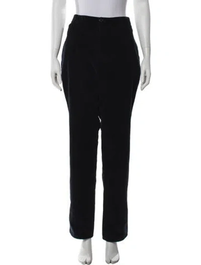 Pre-owned A.p.c. Straight Leg Pants In Black