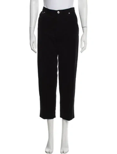 Pre-owned A.p.c. Straight Leg Pants In Black