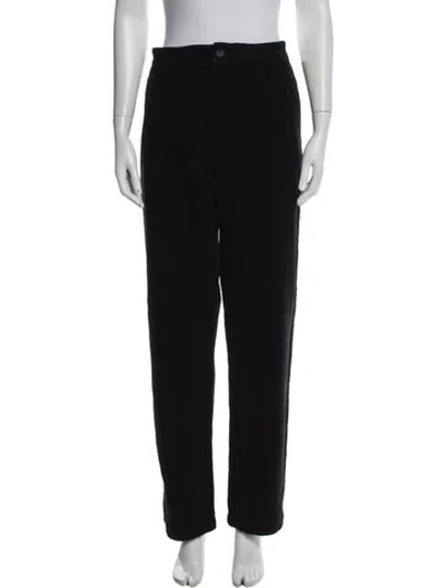 Pre-owned A.p.c. Straight Leg Pants In Black