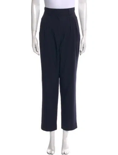 Pre-owned Apc Straight Leg Pants In Blue