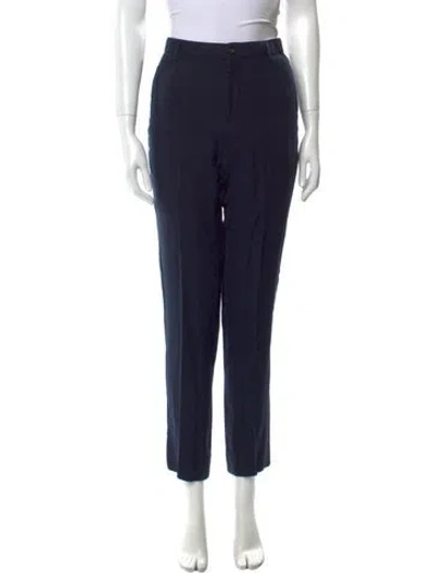 Pre-owned Apc Straight Leg Pants In Blue