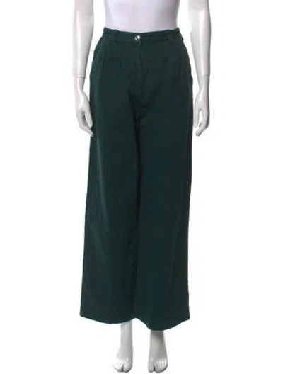 Pre-owned Apc Straight Leg Pants In Blue