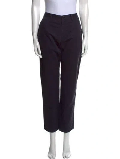 Pre-owned Apc Straight Leg Pants In Blue