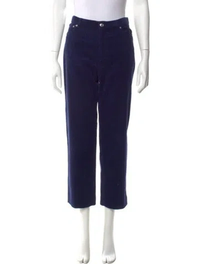 Pre-owned A.p.c. Straight Leg Pants In Blue