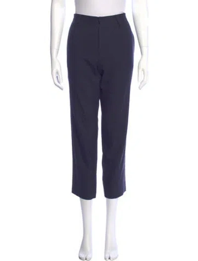 Pre-owned A.p.c. Straight Leg Pants In Blue