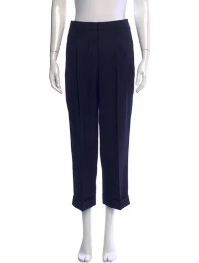 Pre-owned A.p.c. Straight Leg Pants In Blue