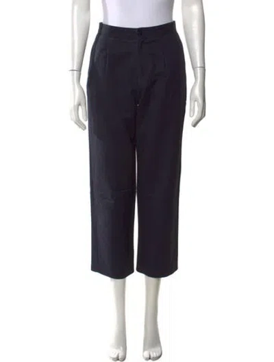 Pre-owned A.p.c. Straight Leg Pants In Blue