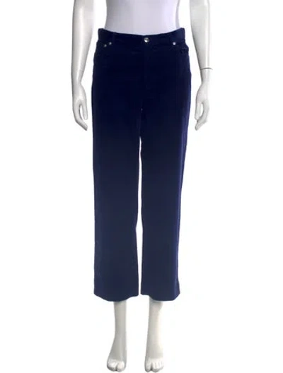 Pre-owned A.p.c. Straight Leg Pants In Blue