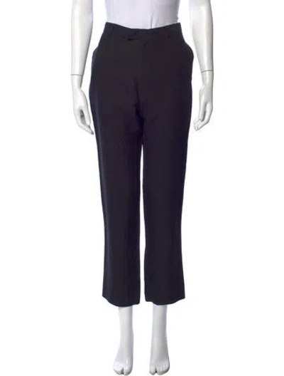 Pre-owned A.p.c. Straight Leg Pants In Blue