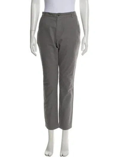 Pre-owned Apc Straight Leg Pants In Gray