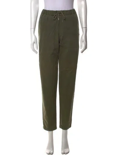 Pre-owned A.p.c. Straight Leg Pants In Green