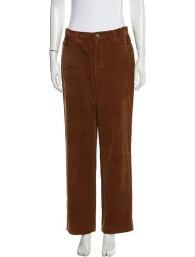 Pre-owned A.p.c. Straight Leg Pants In Multi