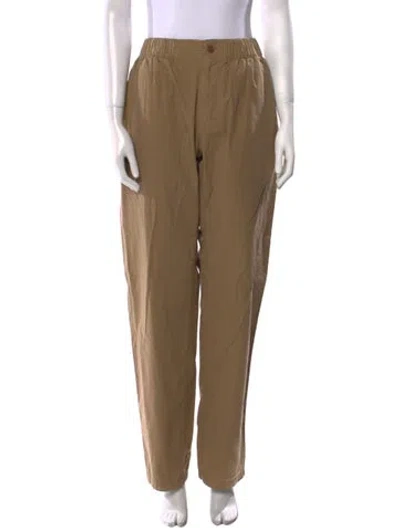 Pre-owned Apc Straight Leg Pants In Neutral